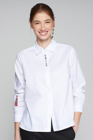 Vilagallo Isabella Shirt - Premium clothing at Lonnys NY - Just $165! Shop Womens clothing now