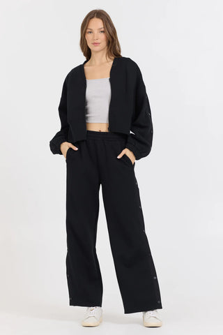 Vintage Havana Fleece Snap Sleeve Zip Up - Premium clothing at Lonnys NY - Just $78! Shop Womens clothing now