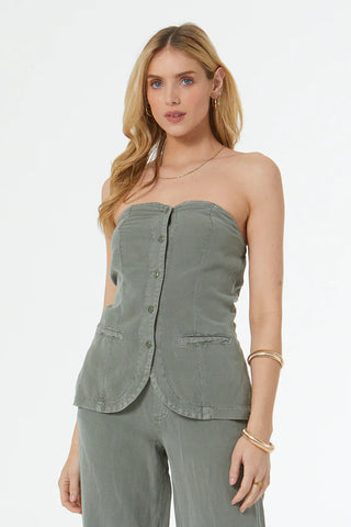 YFB Benji Strapless Vest - Premium clothing at Lonnys NY - Just $124! Shop Womens clothing now