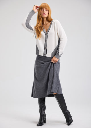 Zaket & Plover Panelled Cardigan