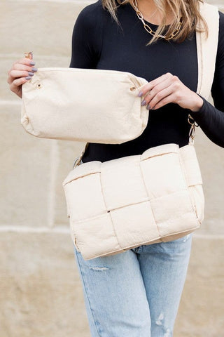 Romy Fold-Over Puffer Crossbody Plus Pouch *Online Only* - Premium Bags at Lonnys NY - Just $90! Shop Womens clothing now