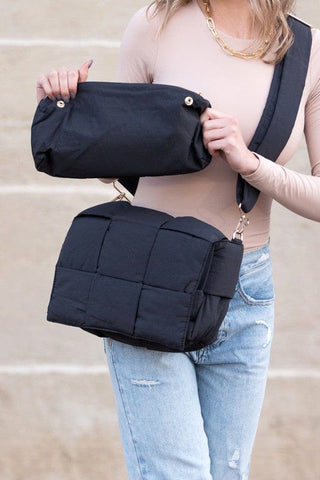 Romy Fold-Over Puffer Crossbody Plus Pouch *Online Only* - Premium Bags at Lonnys NY - Just $90! Shop Womens clothing now