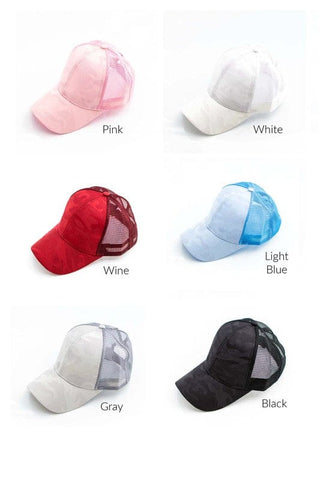 Messy Bun Cap *Online Only* - Premium  at Lonnys NY - Just $30! Shop Womens clothing now