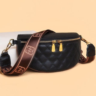 Myra Quilted Leather Crescent Sling Bag *Online Only* - Premium  at Lonnys NY - Just $62.50! Shop Womens clothing now