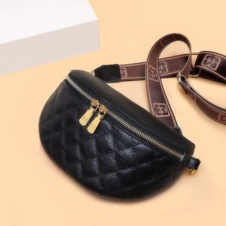 Myra Quilted Leather Crescent Sling Bag *Online Only* - Premium  at Lonnys NY - Just $62.50! Shop Womens clothing now