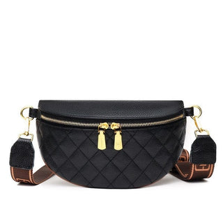 Myra Quilted Leather Crescent Sling Bag *Online Only* - Premium  at Lonnys NY - Just $62.50! Shop Womens clothing now