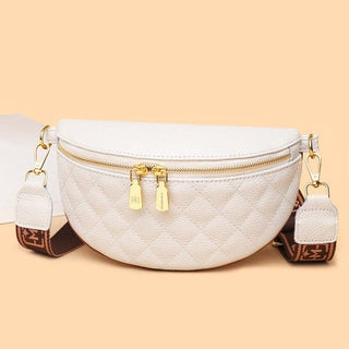 Myra Quilted Leather Crescent Sling Bag *Online Only* - Premium  at Lonnys NY - Just $62.50! Shop Womens clothing now