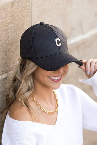 Quilted Puffer Ball Cap *Online Only* - Premium  at Lonnys NY - Just $35! Shop Womens clothing now
