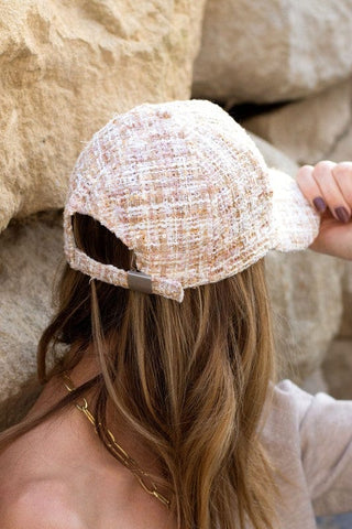 Tweed Sparkle Ball Cap *Online Only* - Premium  at Lonnys NY - Just $35! Shop Womens clothing now