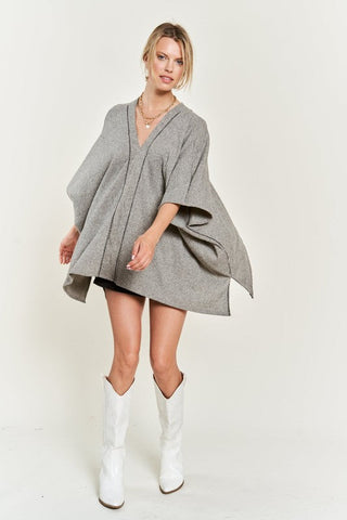 VNECK PONCHO TOP *Online Only* - Premium  at Lonnys NY - Just $65! Shop Womens clothing now