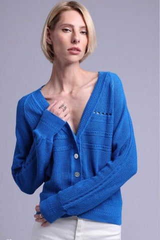 Minnie Rose Pointelle Cardigan - Premium clothing at Lonnys NY - Just $288! Shop Womens clothing now