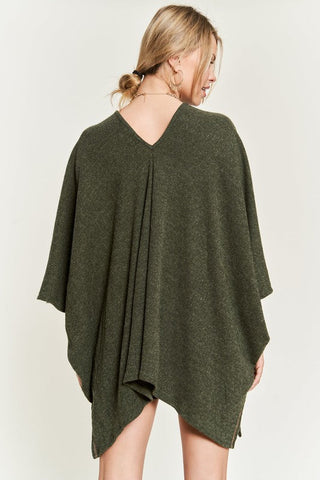 VNECK PONCHO TOP *Online Only* - Premium  at Lonnys NY - Just $65! Shop Womens clothing now