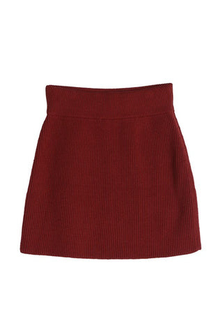 Ribbed Knit Crop Top and Skirt *Online Only* - Premium clothing at Lonnys NY - Just $55! Shop Womens clothing now