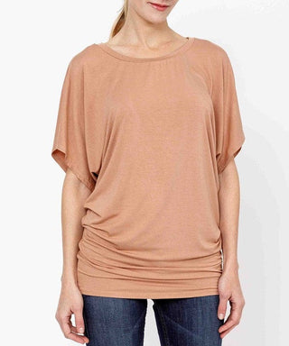 BAMBOO CREW NECK TUNIC  *Online Only* - Premium  at Lonnys NY - Just $62! Shop Womens clothing now
