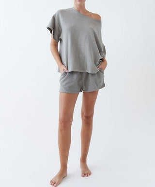 GARMENT DYE OVERSIZE CROP  *Online Only* - Premium  at Lonnys NY - Just $95.88! Shop Womens clothing now