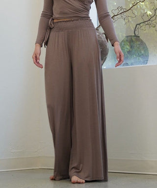SMOCK ELASTIC WAIST MAXI PALAZZO  *Online Only* - Premium  at Lonnys NY - Just $91! Shop Womens clothing now