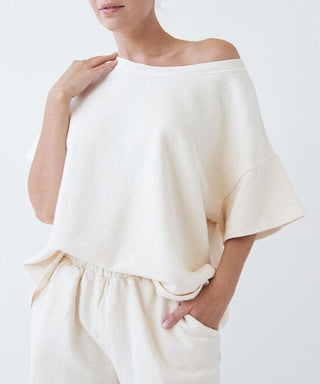 GARMENT DYE OVERSIZE CROP  *Online Only* - Premium  at Lonnys NY - Just $95.88! Shop Womens clothing now