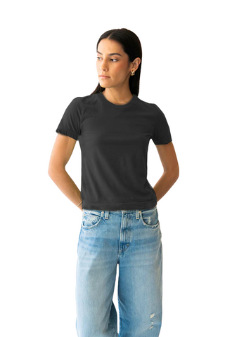 MANTRA Taylor Fitted Tee - Premium Shirts & Tops at Lonnys NY - Just $64! Shop Womens clothing now