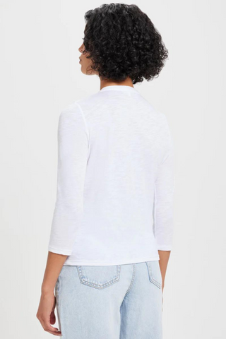 Goldie Honor Embroidered Henley - Premium Shirts & Tops at Lonnys NY - Just $125! Shop Womens clothing now