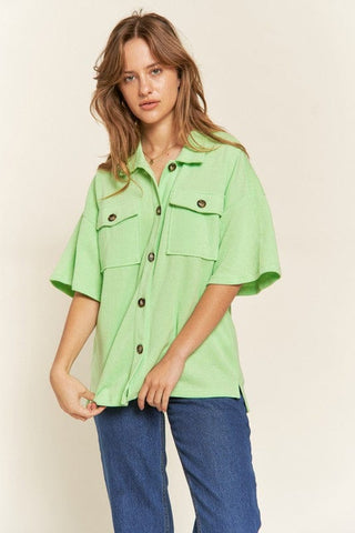 SMILE FACE BACK SHIRTS TOP  *Online Only* - Premium  at Lonnys NY - Just $75! Shop Womens clothing now