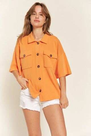 SMILE FACE BACK SHIRTS TOP  *Online Only* - Premium  at Lonnys NY - Just $75! Shop Womens clothing now