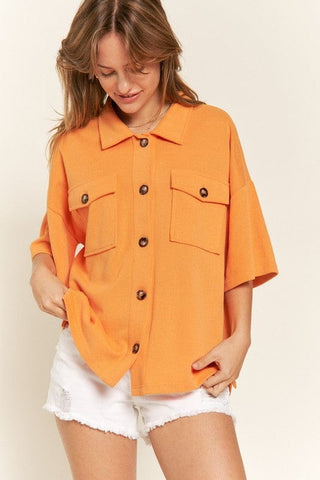 SMILE FACE BACK SHIRTS TOP  Plus size  *Online Only* - Premium  at Lonnys NY - Just $75! Shop Womens clothing now