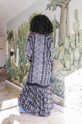 Paisley Tapestry Free Flow Kimono *Online Only* - Premium kimonos at Lonnys NY - Just $75! Shop Womens clothing now
