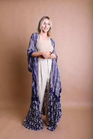Paisley Tapestry Free Flow Kimono *Online Only* - Premium kimonos at Lonnys NY - Just $75! Shop Womens clothing now