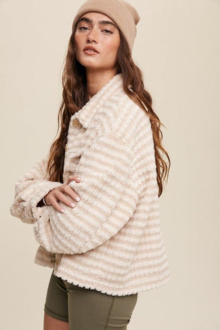 Plaid Fleece Shacket *Online Only* - Premium Jacket from Listicle - Just $102! Shop now