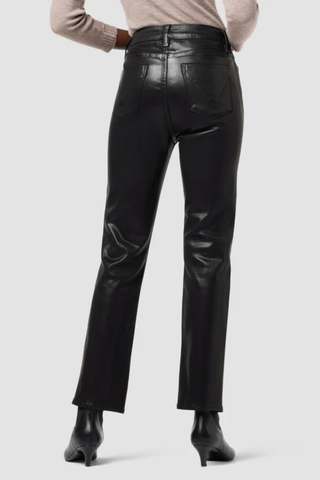 Hudson Nico Mid-Rise Straight Ankle Jean w/ Slit Hem - Premium pants at Lonnys NY - Just $195! Shop Womens clothing now