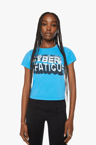 Mother Cropped Itty Bitty Goodie Tee - Premium Shirts & Tops at Lonnys NY - Just $105! Shop Womens clothing now