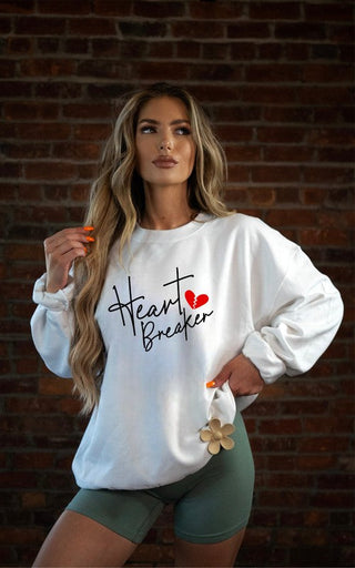 Heart Breaker Sweatshirt   *Online Only* - Premium clothing at Lonnys NY - Just $65! Shop Womens clothing now