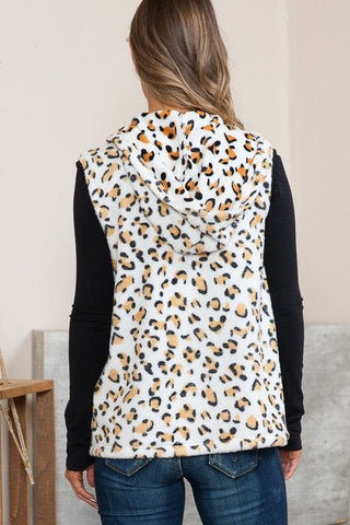 Hoodie Vest with Pockets *Online Only* - Premium  at Lonnys NY - Just $60! Shop Womens clothing now