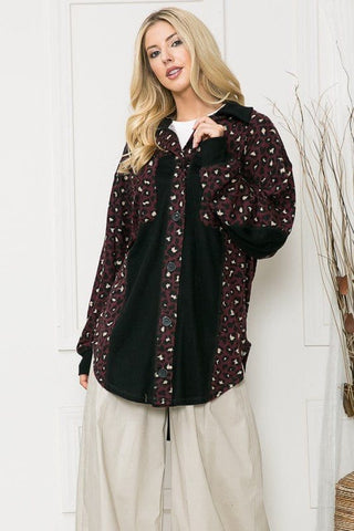 Oversized Elbow Patch Shacket *Online Only* - Premium  at Lonnys NY - Just $52.50! Shop Womens clothing now