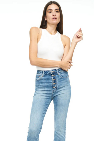 Pistola Blake Crewneck Bodysuit - Premium bodysuit at Lonnys NY - Just $78! Shop Womens clothing now