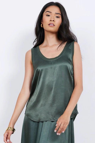 LA Made Silky You Rib Tank - Premium Shirts & Tops at Lonnys NY - Just $85! Shop Womens clothing now