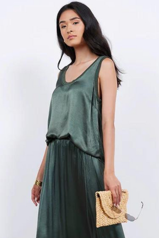 LA Made Silky You Rib Tank - Premium Shirts & Tops at Lonnys NY - Just $85! Shop Womens clothing now