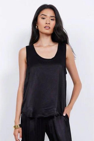 LA Made Silky You Rib Tank - Premium Shirts & Tops at Lonnys NY - Just $85! Shop Womens clothing now