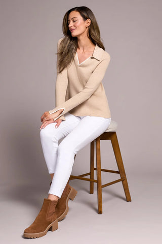 Tribal Long Sleeve Polo Sweater