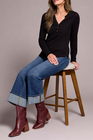 Tribal Long Sleeve Henley