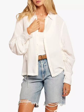 Current/Elliott Beloved Long Sleeve Shirt - Premium Shirts & Tops at Lonnys NY - Just $194! Shop Womens clothing now 