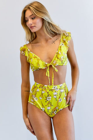 Floral Printed Swimwear Set - Premium  at Lonnys NY - Just $60! Shop Womens clothing now 