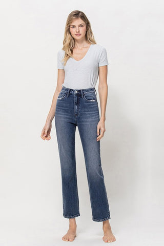 Distressed High Rise Ankle Jeans *Online Only* - Premium clothing at Lonnys NY - Just $80! Shop Womens clothing now 