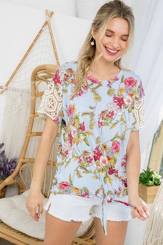 Floral Boxy Top *Online Only* - Premium clothing at Lonnys NY - Just $44! Shop Womens clothing now 