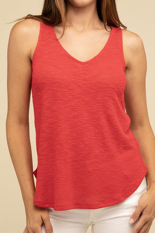 V Neck Cami Tank *Online Only* - Premium Shirts & Tops at Lonnys NY - Just $34! Shop Womens clothing now 