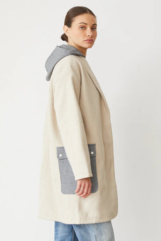 Monrow Sherpa Hooded Jacket - Premium clothing at Lonnys NY - Just $236! Shop Womens clothing now 