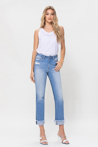 High Rise Ankle Straight - Premium  at Lonnys NY - Just $90! Shop Womens clothing now 