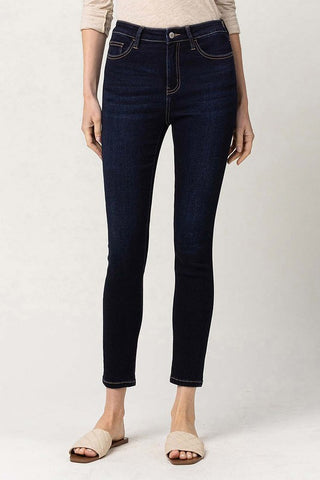Flying Monkey SUPER SOFT HIGH RISE CROP SKINNY *Online Only* - Premium Jeans from VERVET by Flying Monkey - Just $71! Shop now 