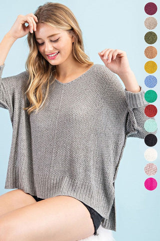 Crew Neck Knit Sweater *Online Only* - Premium  from eesome - Just $49! Shop now 