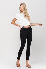 Flying Monkey Mid Rise Ankle Skinny *Online Only* - Premium  from Flying Monkey - Just $78.36! Shop now at Lonnys NY